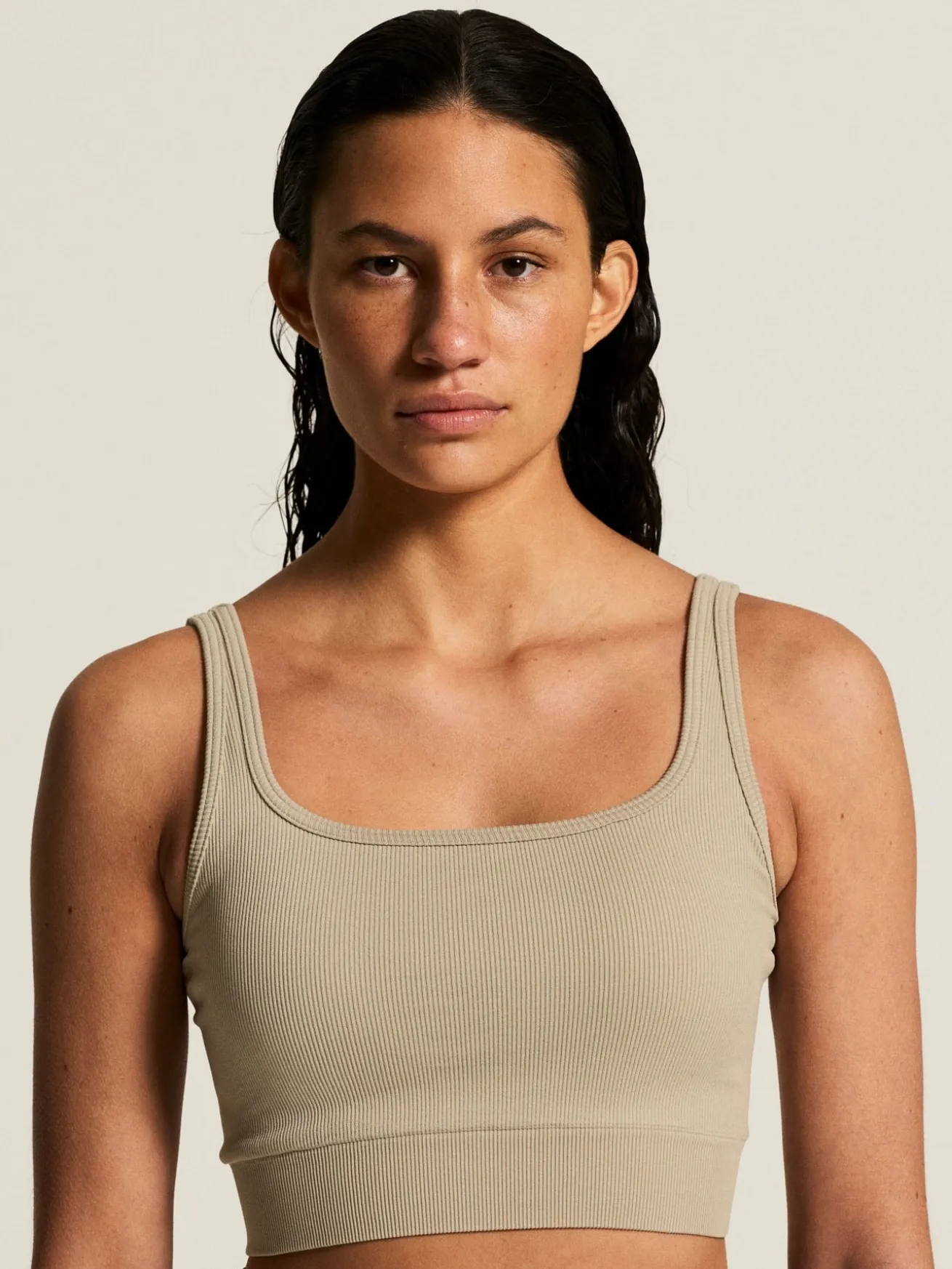 Collective Rib Sports Bra W