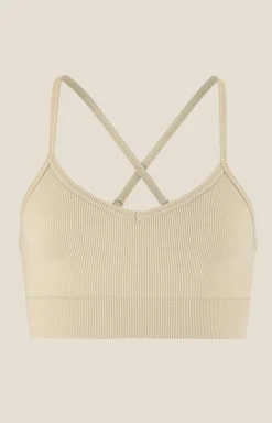 Collective Rib Strap Sports Bra W