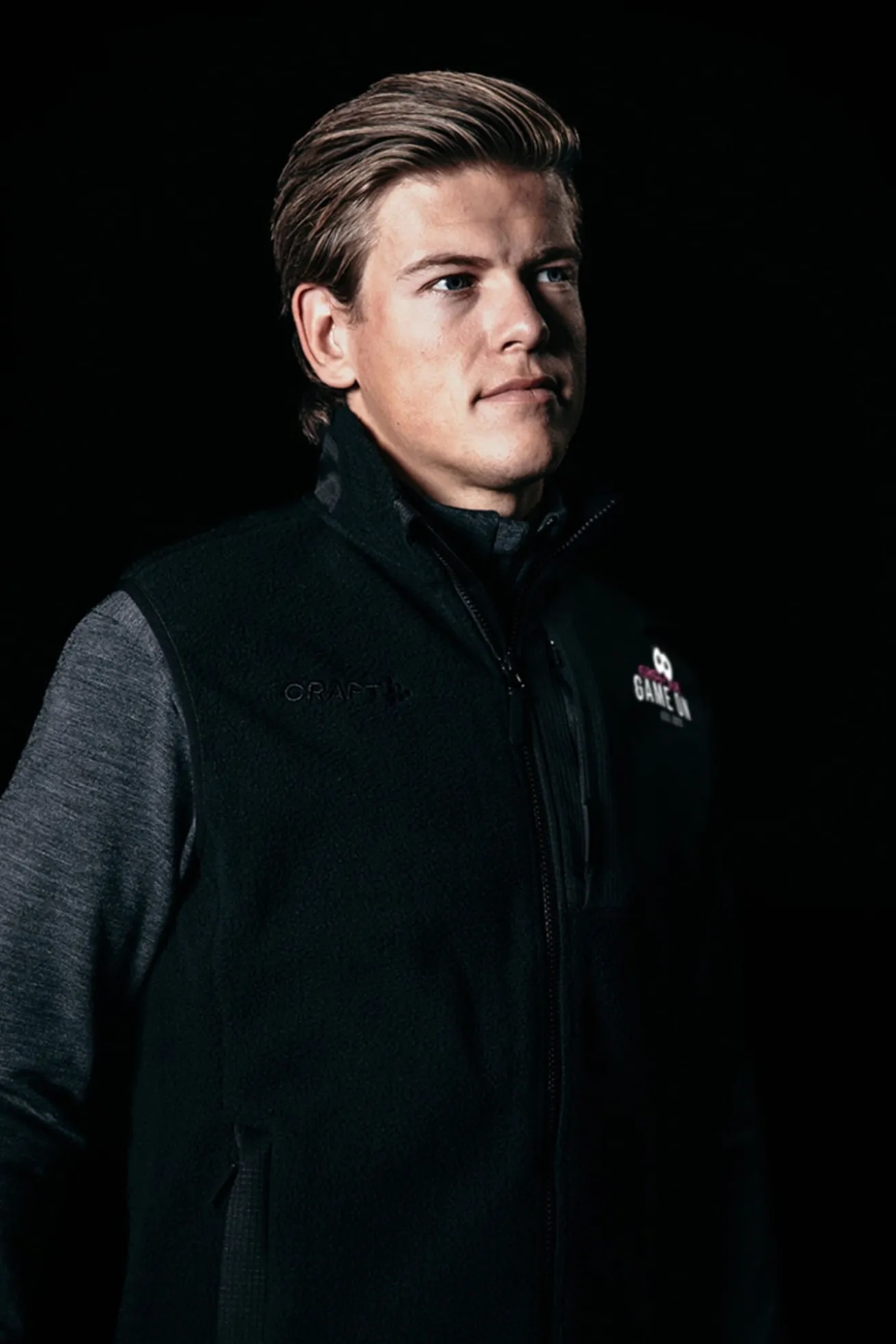 Game On Pile Fleece Vest M