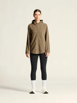 Join Pile Fleece FZ Hood W