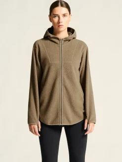 Join Pile Fleece FZ Hood W