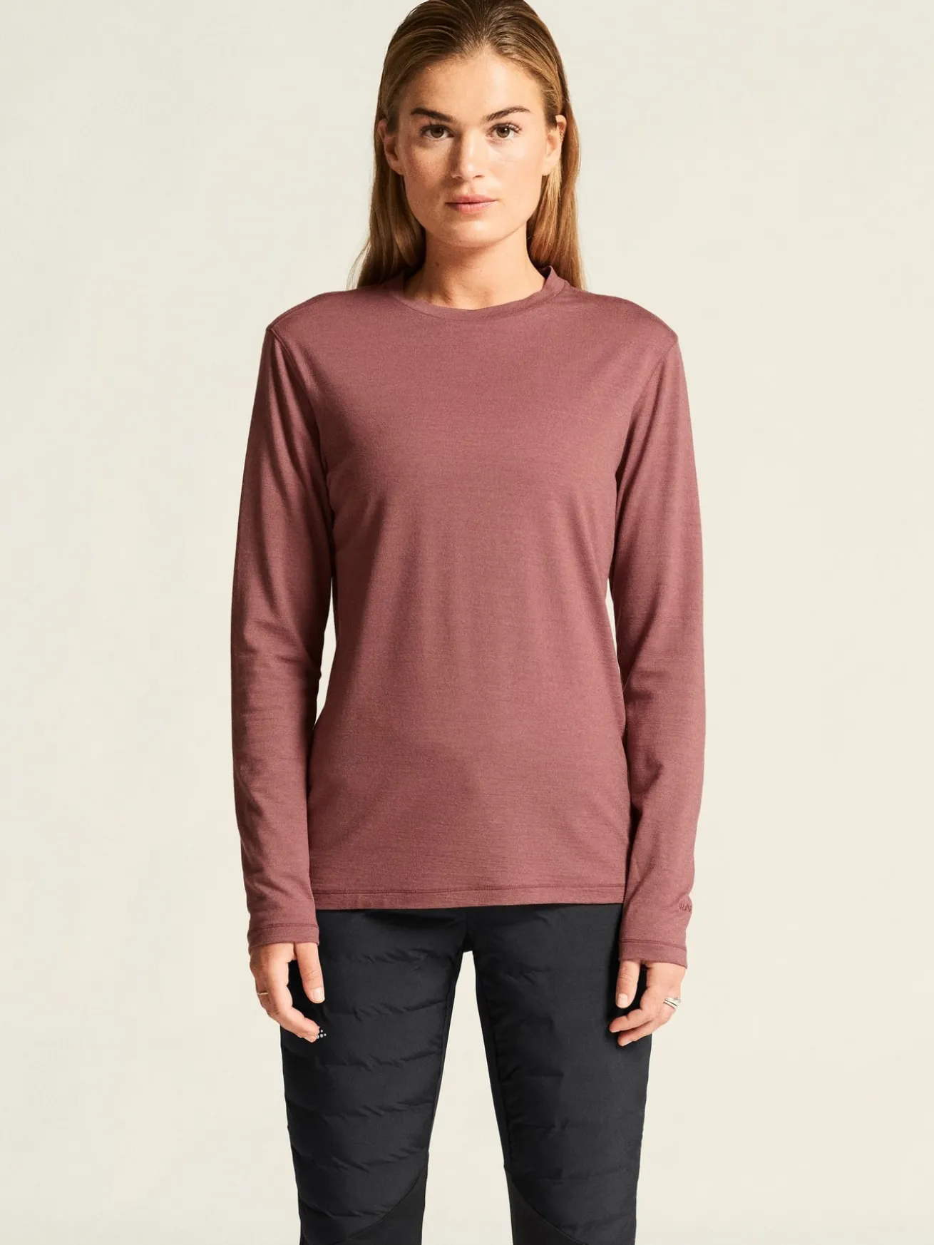 Wool Jersey LS CN W