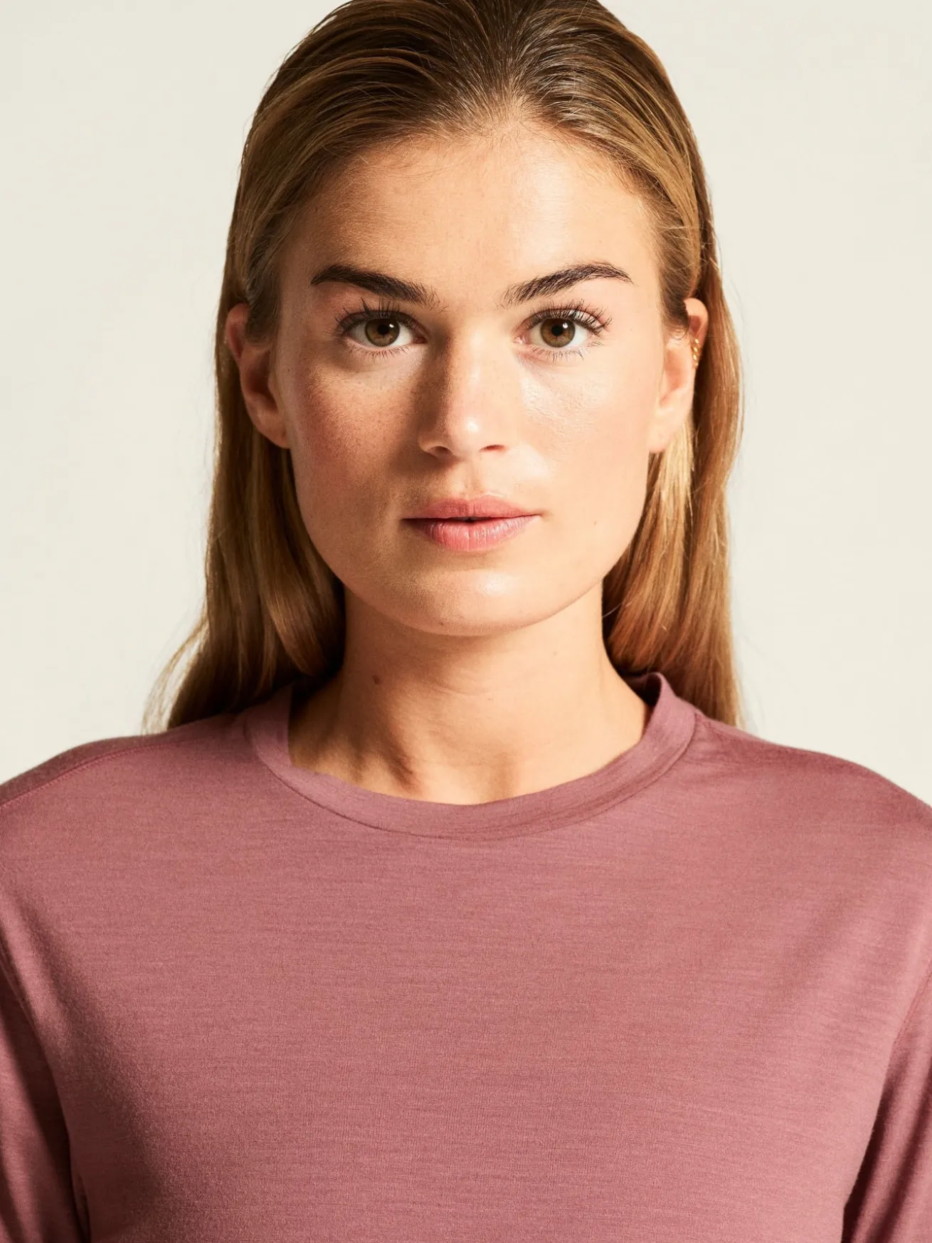 Wool Jersey LS CN W